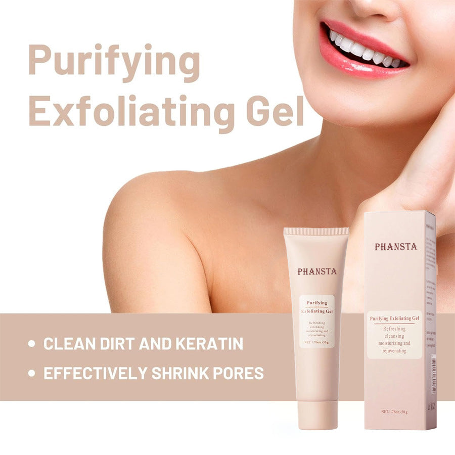 Purifying Exfoliating Gel for Acanthosis Nigricans, Exfoliation, Dark Spots, Skin Tags, Eczema