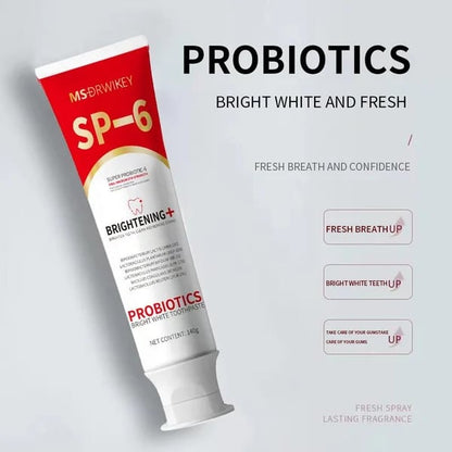 ⏰Super Probiotic-6 Toothpaste with 6 Probiotics oalance Oral microbiota strength