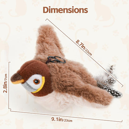 🔥Last Day 49% OFF - 🐾Interactive Chirping Bird Cat Toy