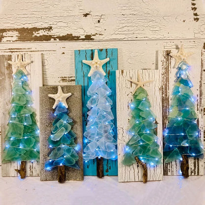 🌲Early Christmas Special 50% OFF🌲DIY Sea Glass Christmas Tree